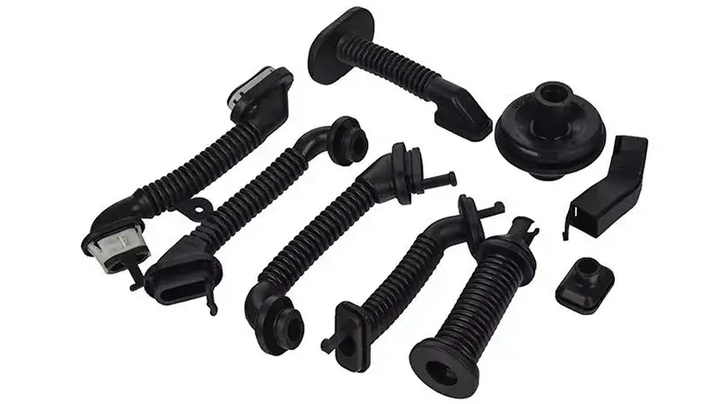Rubber wiring harness sheath